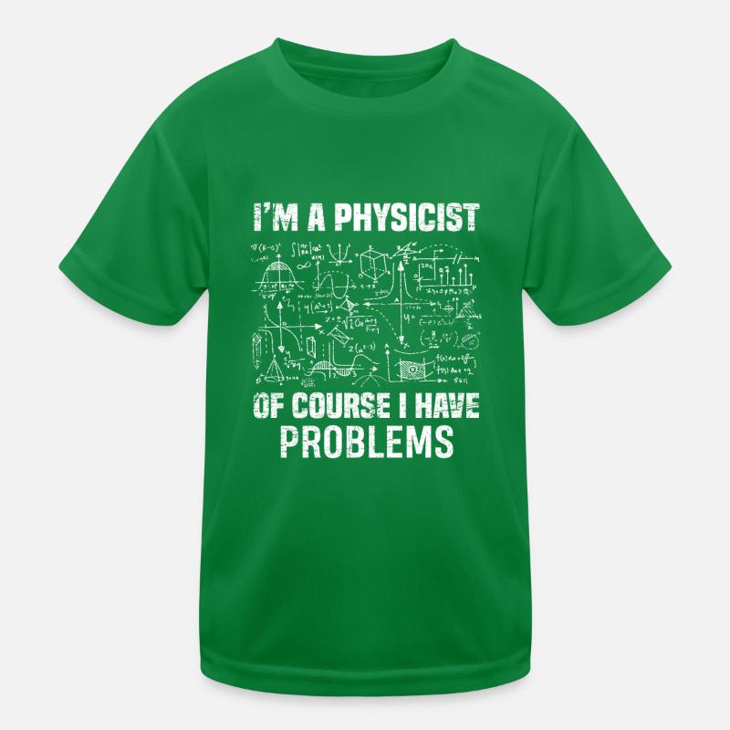 Physics physicist mathematician gift Kids Functional T-Shirt