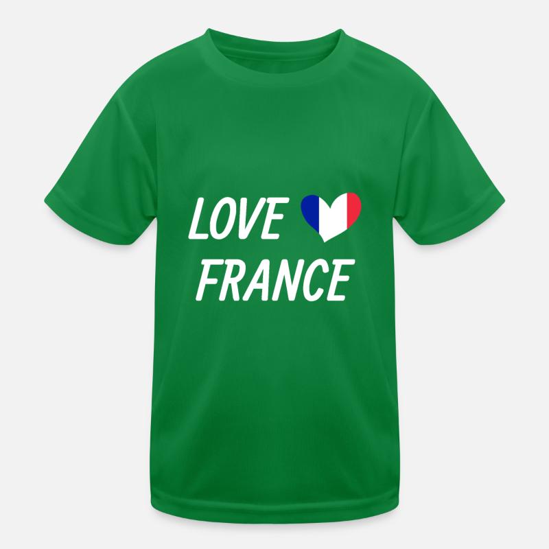 Frankreich Kinder Funktions-T-Shirt