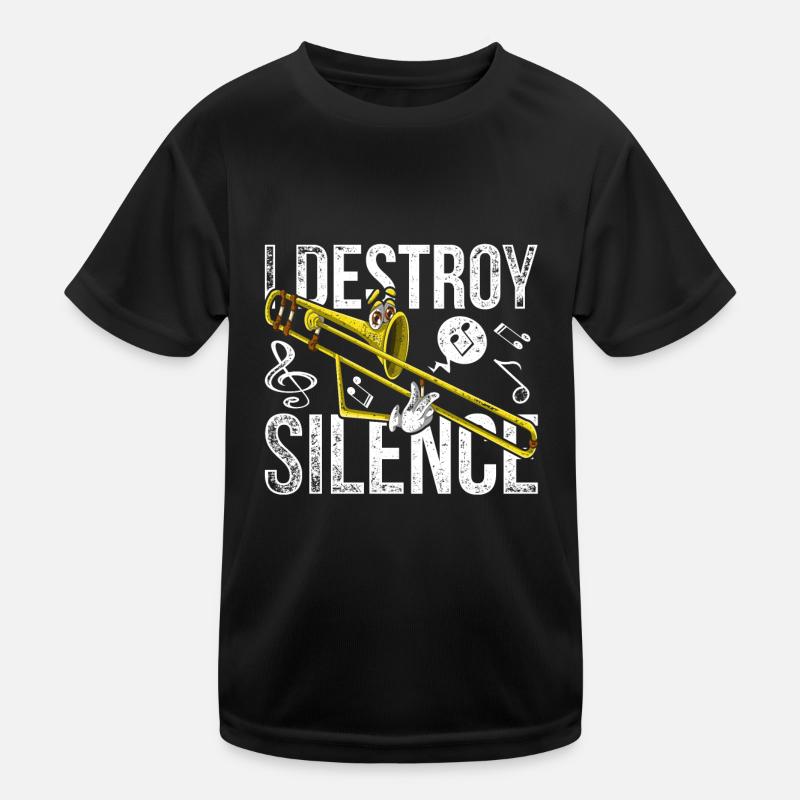 Joueur de trombone trombone T-shirt sport Enfant