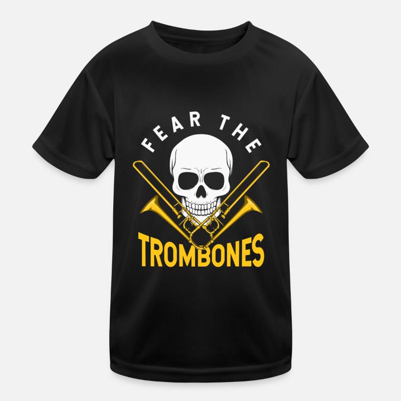 Posaune Kinder Funktions-T-Shirt
