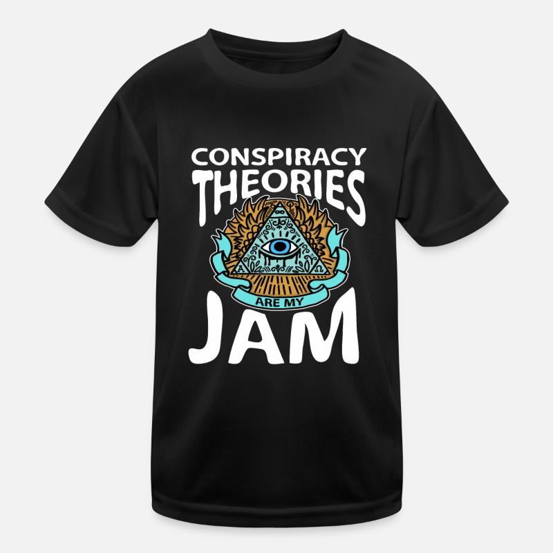 Conspiracy theory conspiracy theory Flat Earth Kids Functional T-Shirt