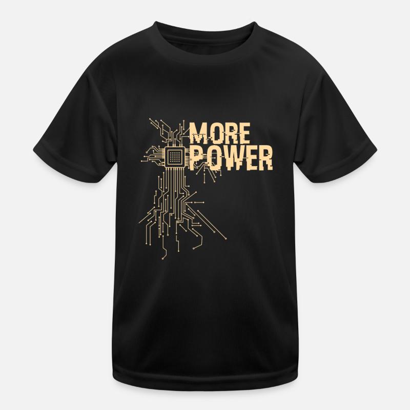 More power hardware engineer design Kids Functional T-Shirt