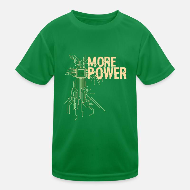 More power hardware engineer design Kids Functional T-Shirt