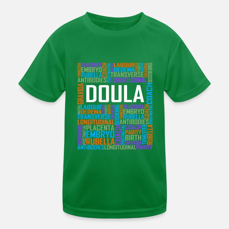 Mots de Doula T-shirt sport Enfant