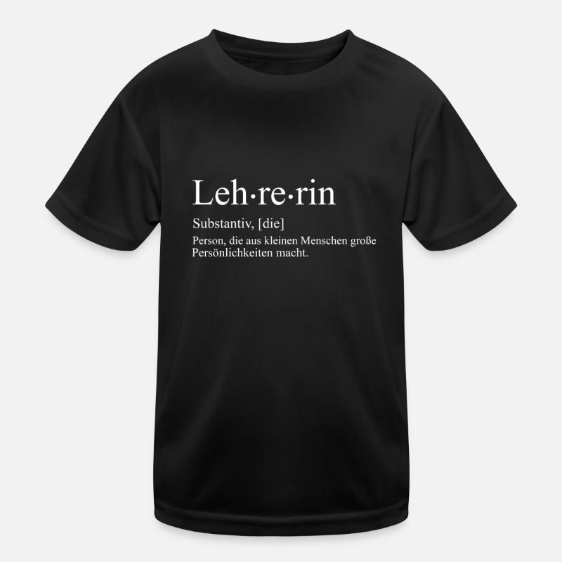 Modèle de rôle d'enseignant d'école T-shirt sport Enfant