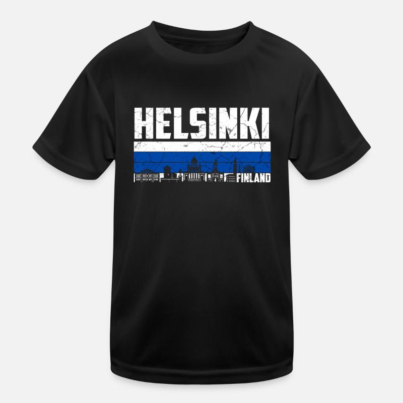 Helsinki Finlande T-shirt sport Enfant