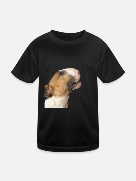 bull terrier - Kids Functional T-Shirt - black - Front