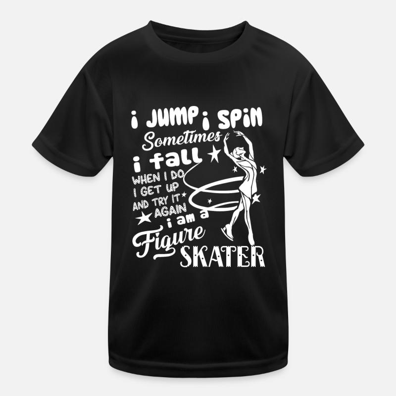 Eiskunstlauf Ich bin ein Eiskunstläufer Kinder Funktions-T-Shirt