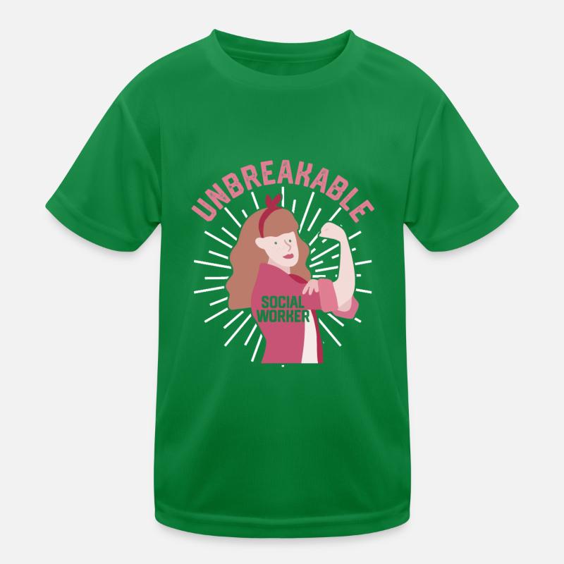 Unbreakable Social Workers Kids Functional T-Shirt