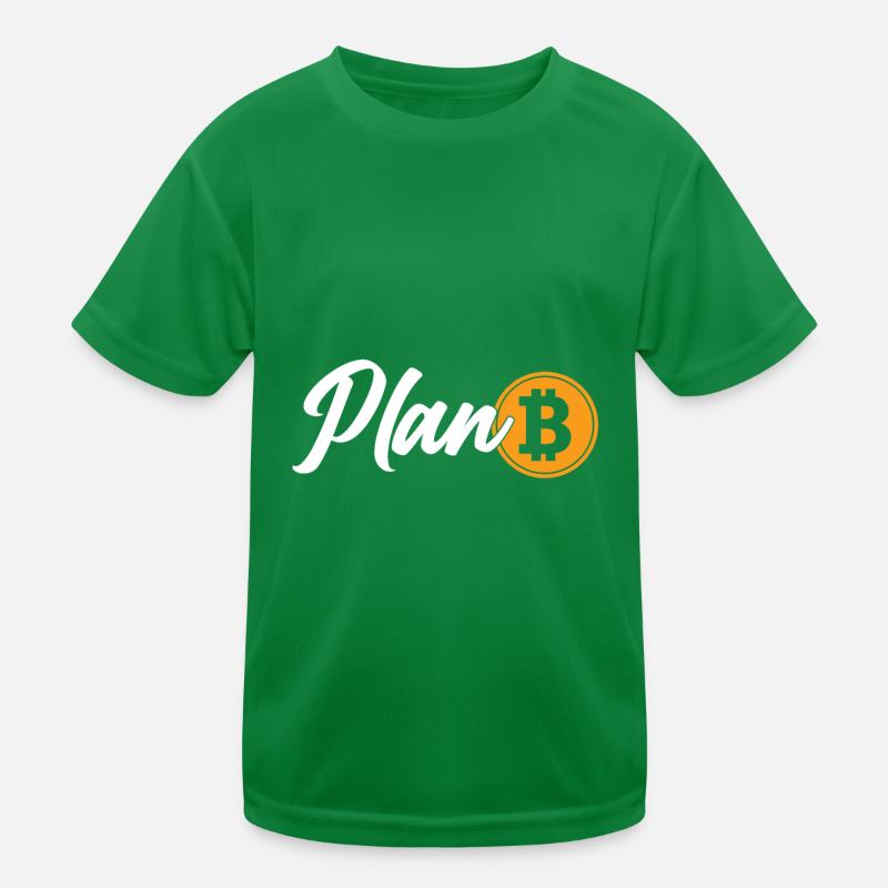 Bitcoin is Plan B. Crypto Kids Functional T-Shirt
