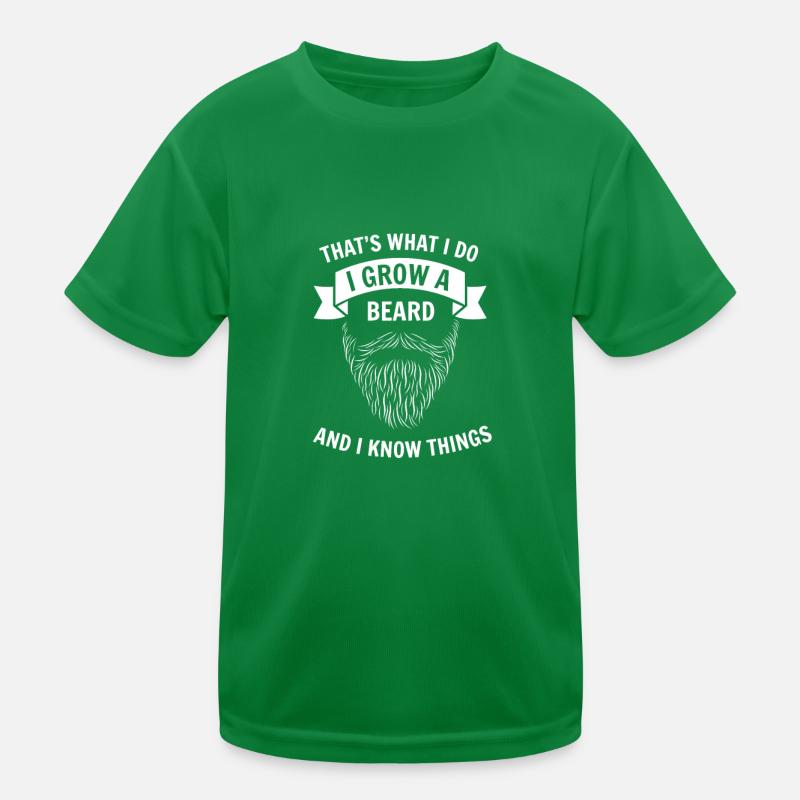 beard Kids Functional T-Shirt