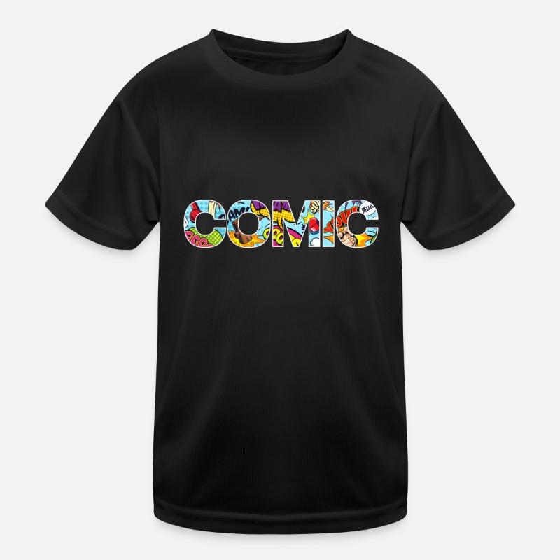 COMIC GESCHENK Kinder Funktions-T-Shirt