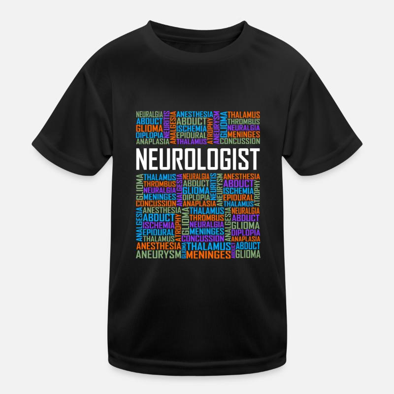 Neurologe - Worte Kinder Funktions-T-Shirt