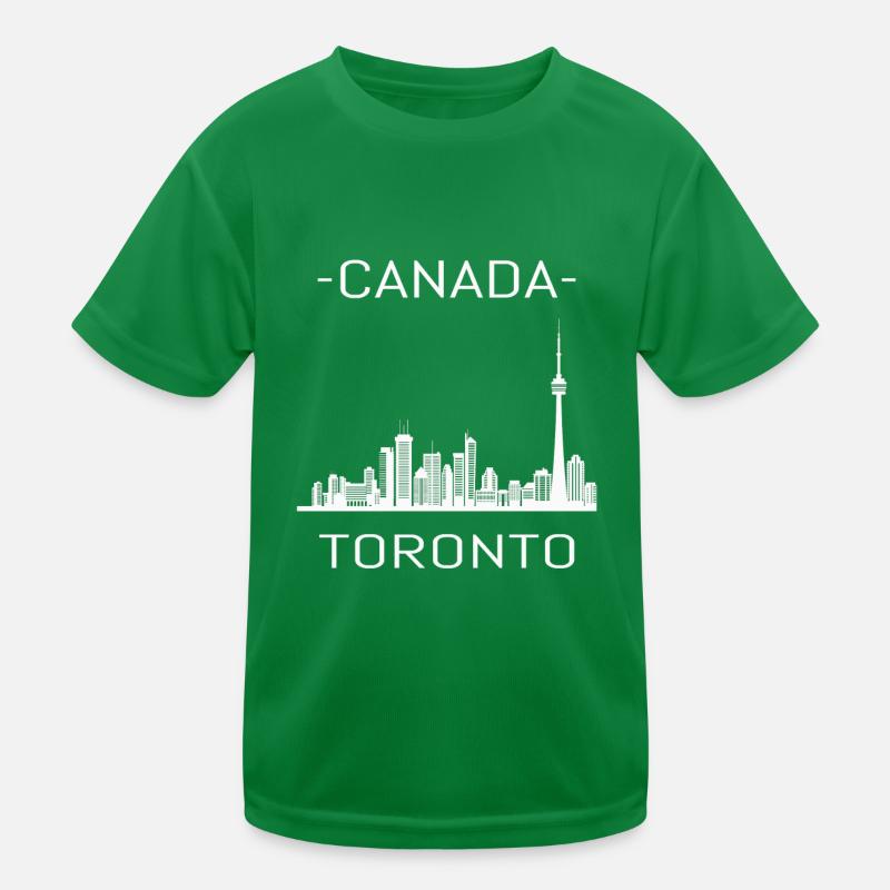 Toronto Skyline Kinder Funktions-T-Shirt