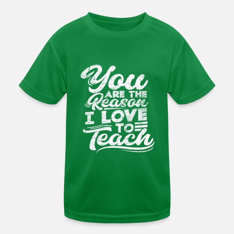 Lehrer Kinder Funktions-T-Shirt