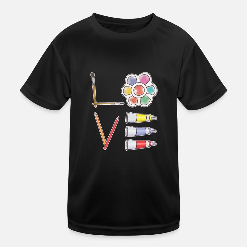 Peinture d'art T-shirt sport Enfant