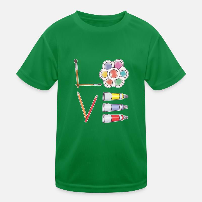 Kunst Malen Kinder Funktions-T-Shirt