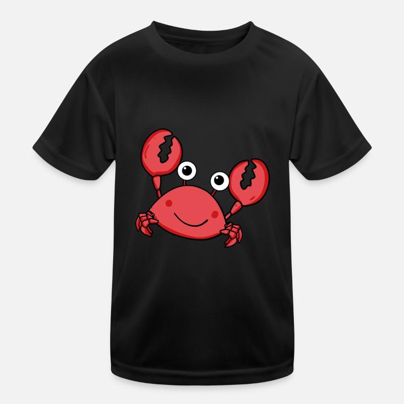 Krabbe Kinder Funktions-T-Shirt