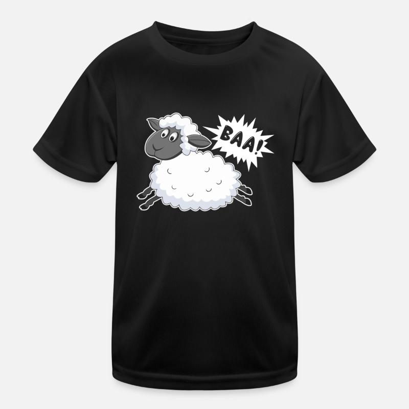 Schafe Baa Baaa Schafe Kinder Funktions-T-Shirt