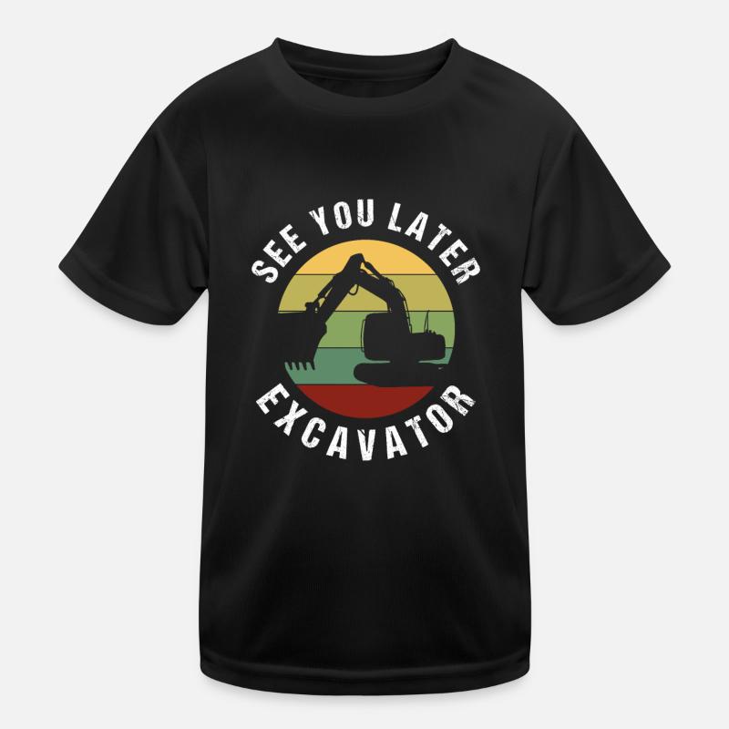 Bagger Baggerfahrer Geschenkidee Kinder Funktions-T-Shirt