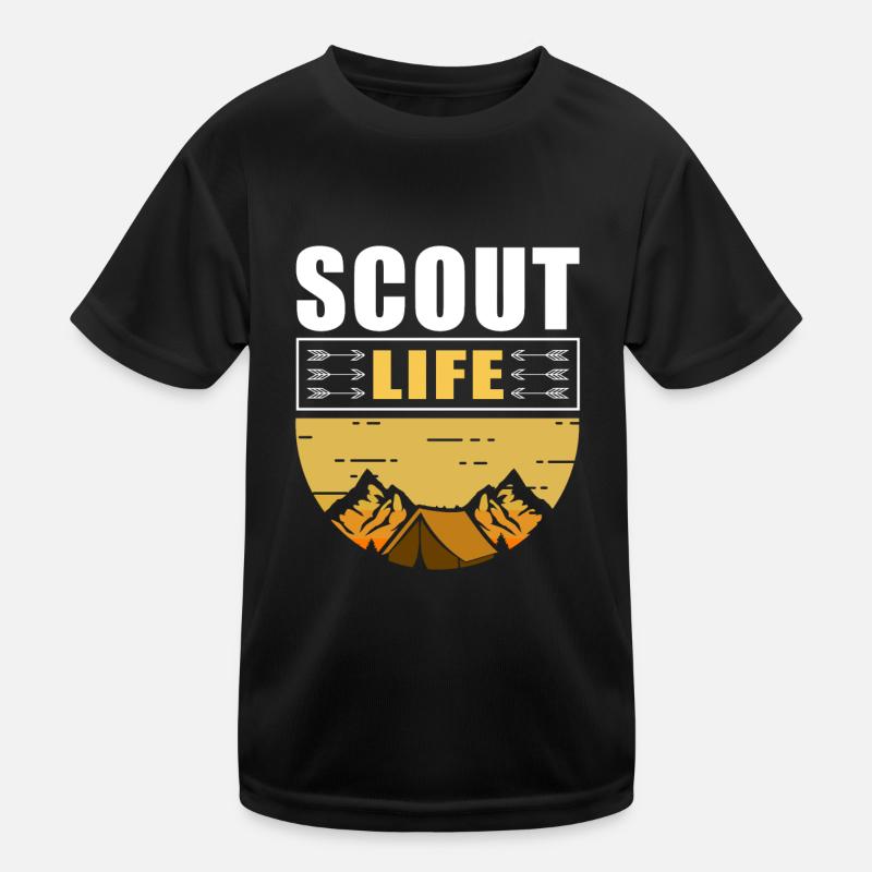 Scout Life | Camping Boy Scout Gift Camping T-shirt sport Enfant