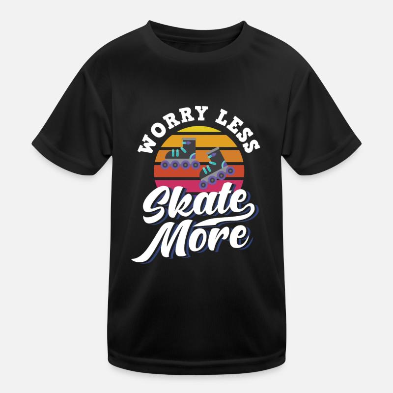Inline girl roller skates roller skating skate sport Kids Functional T-Shirt