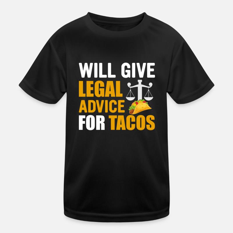 Donnera des conseils juridiques à l'avocat de Tacos Taco T-shirt sport Enfant
