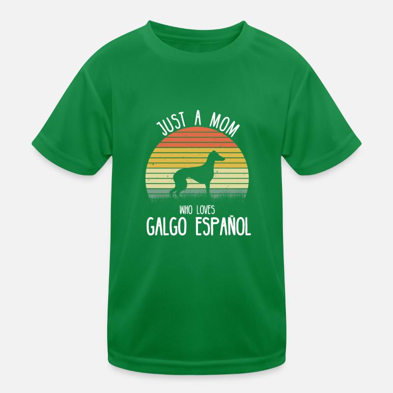 Galgo Greyhound Greyhound holder gift idea Kids Functional T-Shirt