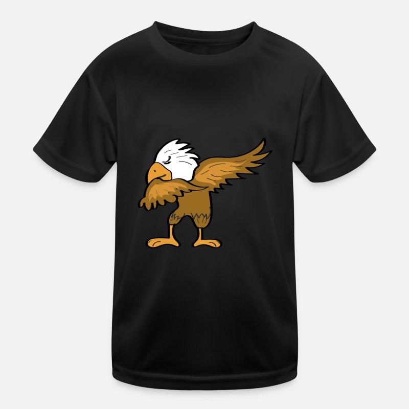 Dabbing eagle Kids Functional T-Shirt