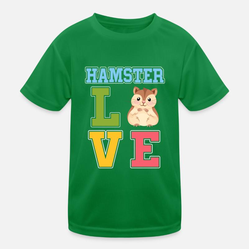 Lapin hamster mignon T-shirt sport Enfant