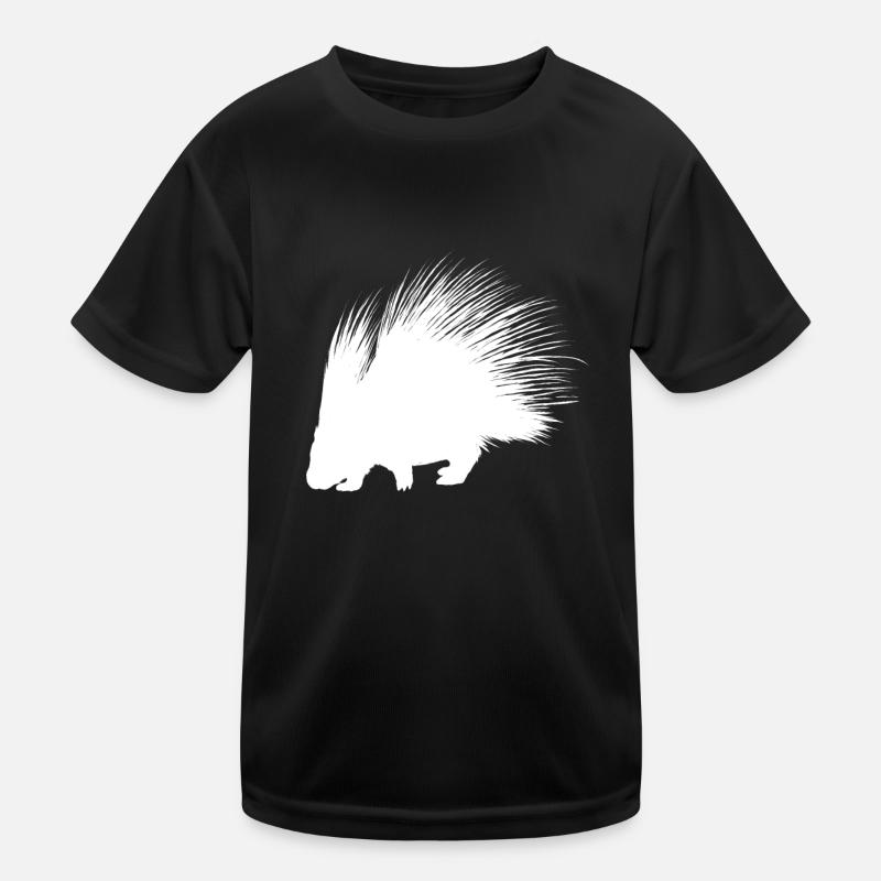 Stachelschwein Kinder Funktions-T-Shirt