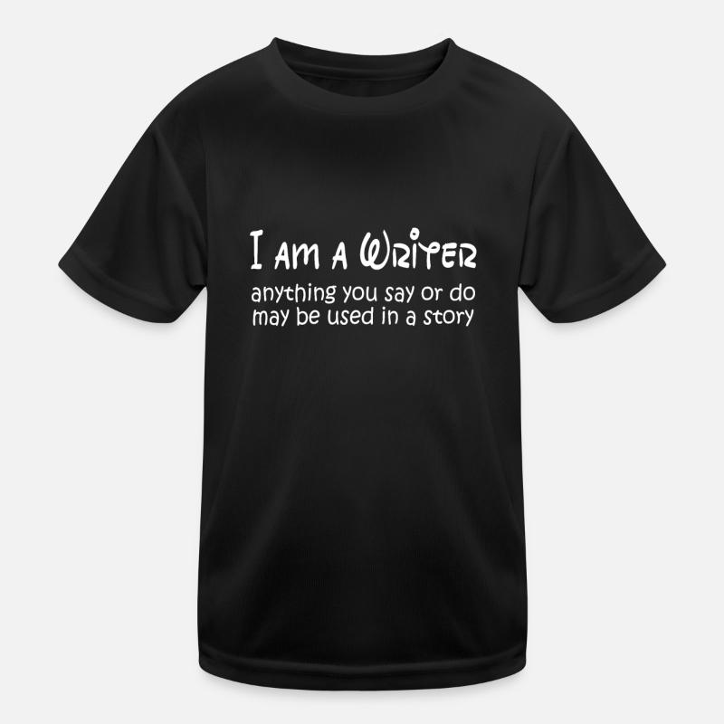 Writing/Writer : I am a Writer Kinder Funktions-T-Shirt