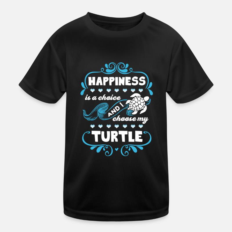 Turtle I Choose My Turtle Kids Functional T-Shirt