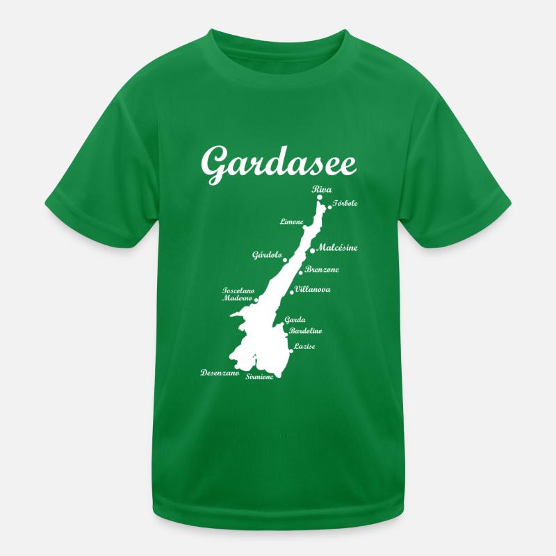 Gardasee Urlaub Sommer Geschenkidee Kinder Funktions-T-Shirt