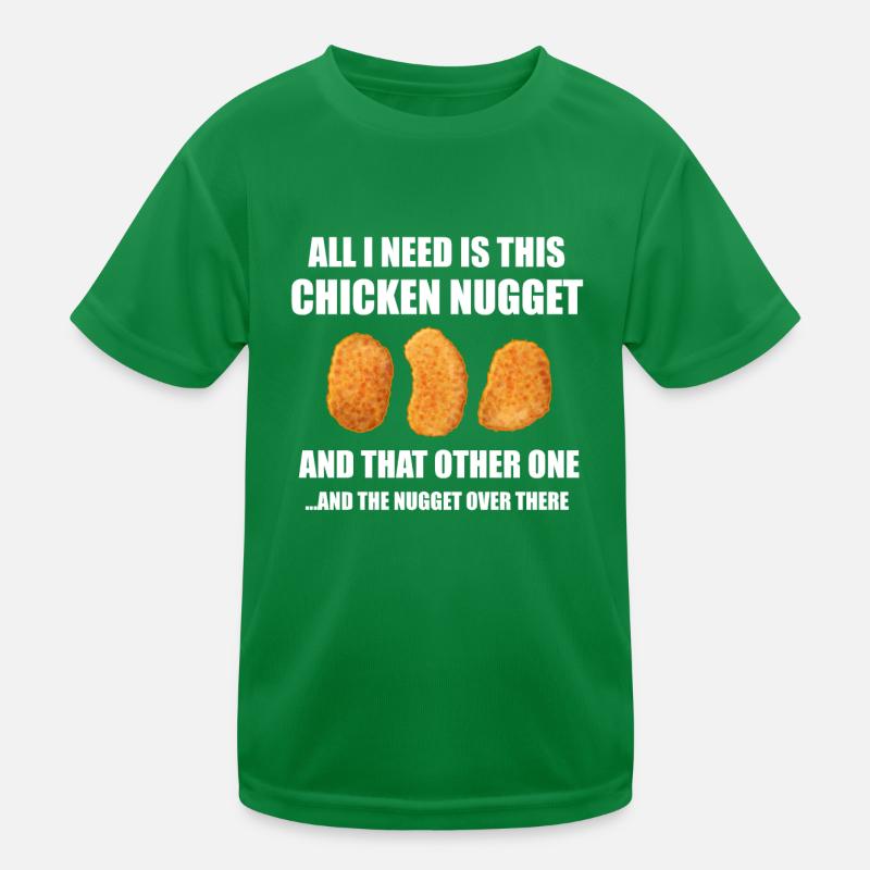 Cadeau de pépites de poulet aux pépites T-shirt sport Enfant