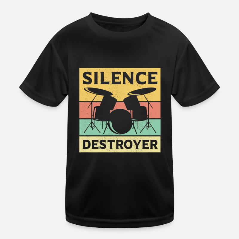 Schlagzeuger Drummer Schlagzeug Geschenk Trommler Kinder Funktions-T-Shirt