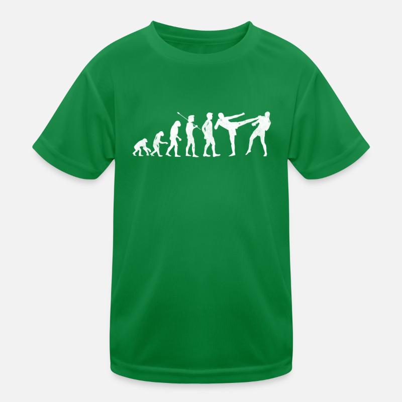 Muay Thai Boxer MMA Boxing Sport Evolution Fighter Kinder Funktions-T-Shirt