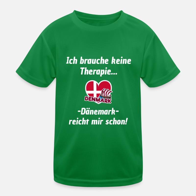Dänemark Kinder Funktions-T-Shirt