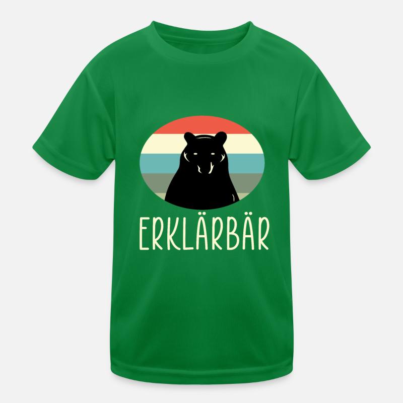 Erklärbär Kinder Funktions-T-Shirt