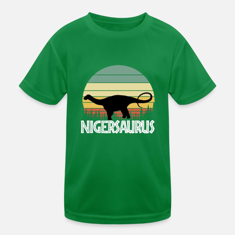 nigersaurus. Gift for dinosaur lover Kids Functional T-Shirt