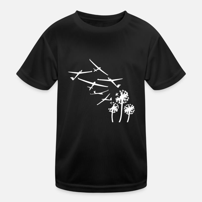 Glider pilot, glider, glider flying, pilot Kids Functional T-Shirt