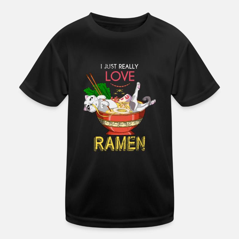 Ramen Asiate Japaner Geschenkidee Kinder Funktions-T-Shirt