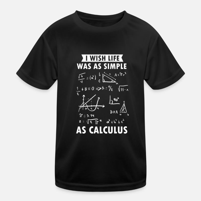 Mathematician Gift Math Teacher Nerd Science Kids Functional T-Shirt