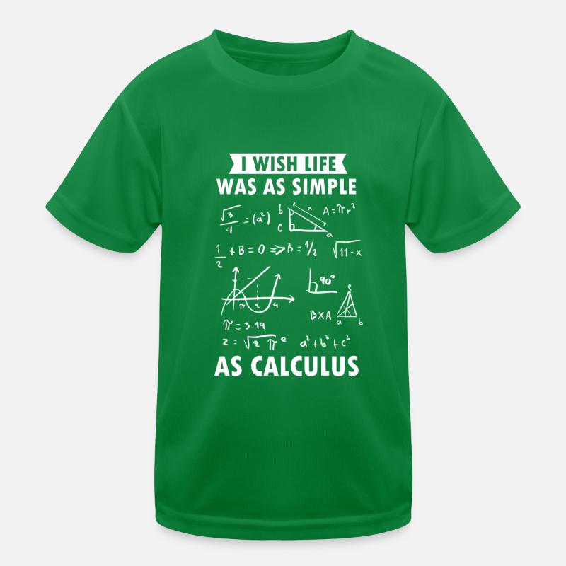 Mathématicien Cadeau Professeur de Mathématiques Nerd Science T-shirt sport Enfant