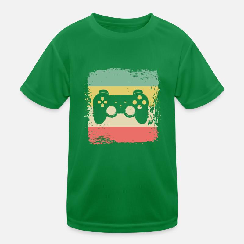 Cadeau de console de jeu rétro Gaming T-shirt sport Enfant
