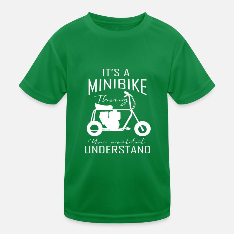 Minibike moto petit scooter cyclomoteur T-shirt sport Enfant