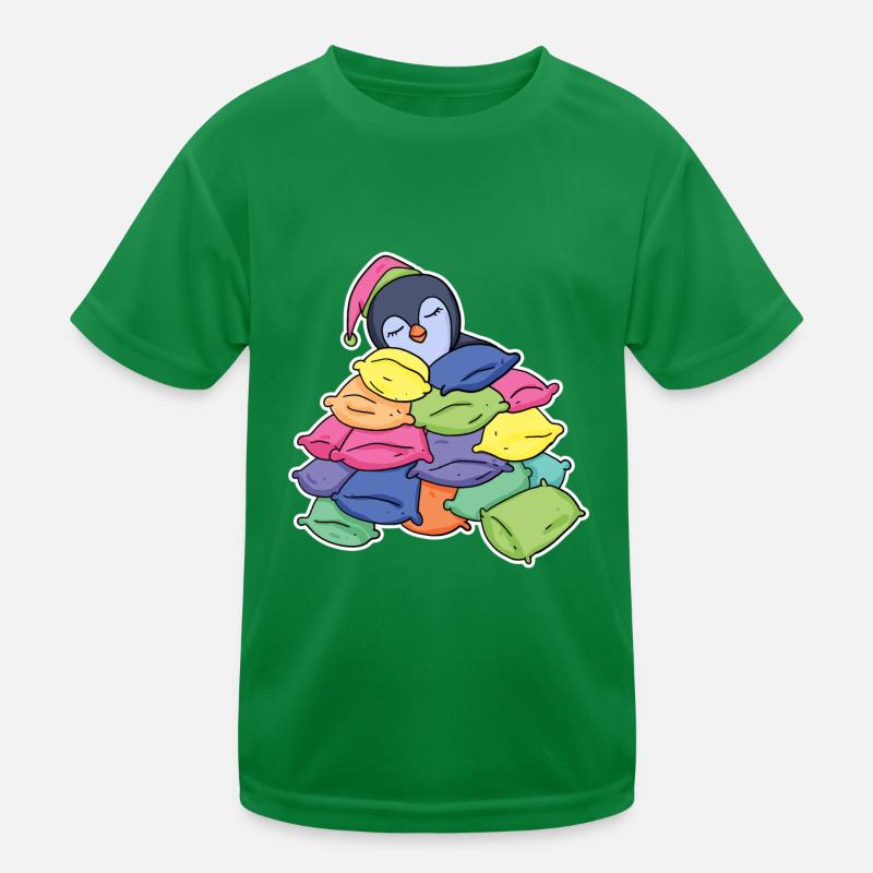 Sleeping penguin Kids Functional T-Shirt