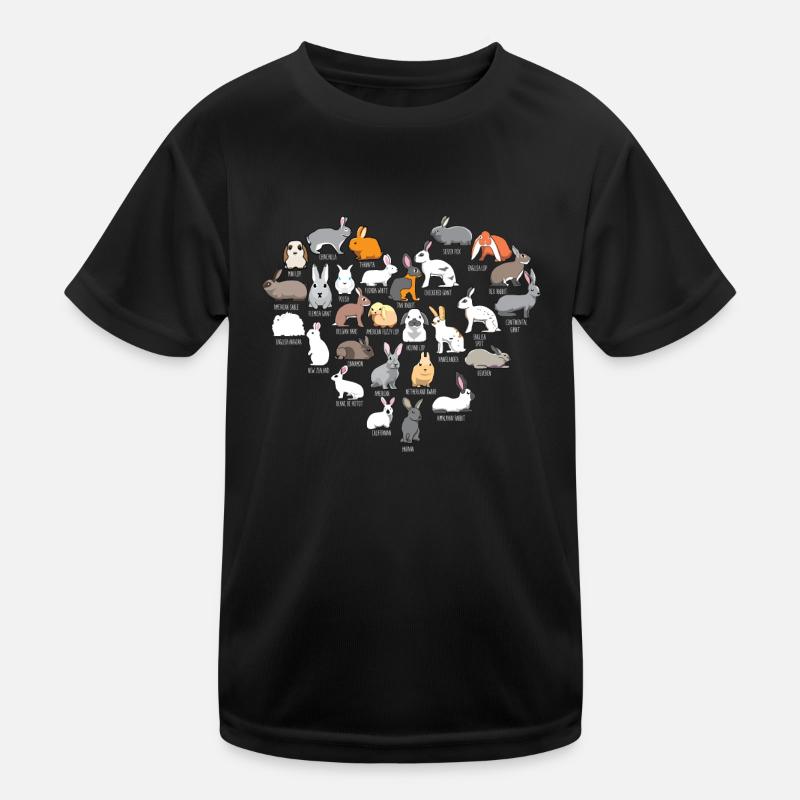 Bunnies & Bunnies Gift Rabbit Floppy Ears Kids Functional T-Shirt
