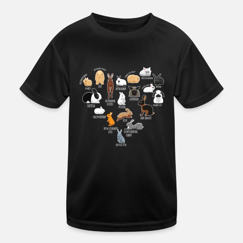Hasen & Häschen Geschenk Rabbit Schlappohr Kinder Funktions-T-Shirt
