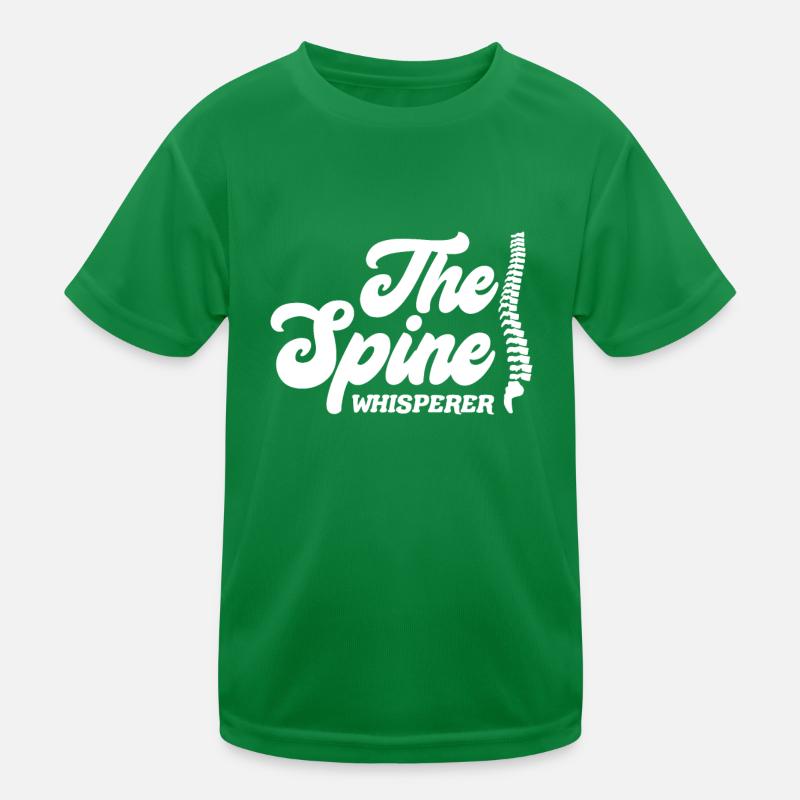 Chiropraktiker Knochen Wirbelsäulen Flüsterer Kinder Funktions-T-Shirt